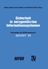 Buchcover Sicherheit in netzgestützten Informationssystemen