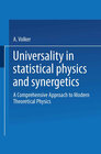 Buchcover Universality in Statistical Physics and Synergetics