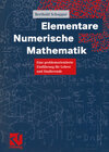 Buchcover Elementare Numerische Mathematik