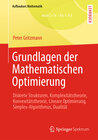 Buchcover Grundlagen der Mathematischen Optimierung