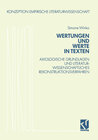 Buchcover Wertungen und Werte in Texten