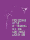 Buchcover Proceedings of the International Neutrino Conference Aachen 1976