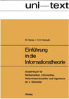 Buchcover Einführung in die Informationstheorie