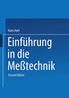 Buchcover Einführung in die Meßtechnik