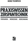Buchcover Praxiswissen Zerspantechnik