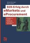 Buchcover B2B-Erfolg durch eMarkets und eProcurement
