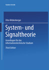 Buchcover System- und Signaltheorie
