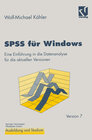 Buchcover SPSS für Windows