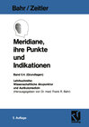 Buchcover Meridiane, ihre Punkte und Indikationen