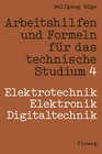 Buchcover Arbeitshilfen und Formeln für das technische Studium