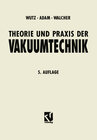 Buchcover Theorie und Praxis der Vakuumtechnik