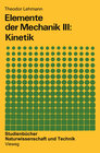 Buchcover Elemente der Mechanik III: Kinetik
