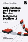 Buchcover Arbeitshilfen und Formeln für das technische Studium