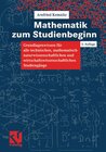 Buchcover Mathematik zum Studienbeginn