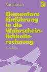 Buchcover Elementare Einführung in die Wahrscheinlichkeitsrechnung