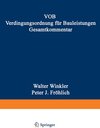 Buchcover VOB Verdingungsordnung für Bauleistungen. Gesamtkommentar