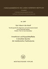 Buchcover Investitionen und Kapazitätseffekte in einzelnen Sparten der westdeutschen Textilindustrie
