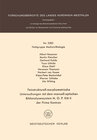 Buchcover Feinstrukturell-morphometrische Untersuchungen mit dem manuell-optischen Bildanalysensystem M. O. P. KM II der Firma Kon