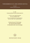 Buchcover Untersuchung der Technologie des Verbindungsschweißens mit Bandelektroden unter Schutzgas