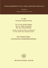Buchcover Das Teillastverhalten konventioneller Dampfkraftwerksblöcke