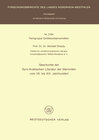 Buchcover Geschichte der Syro-Arabischen Literatur der Maroniten vom VII. bis XVI. Jahrhundert