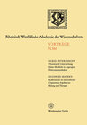 Buchcover Rheinisch-Westfälische Akademie der Wissenschaften