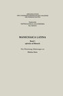 Buchcover Manichaica Latina