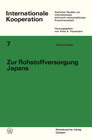 Buchcover Zur Rohstoffversorgung Japans