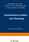 Buchcover Konsumentenverhalten und Marketing