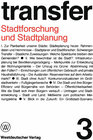 Buchcover Stadtforschung und Stadtplanung