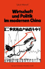 Buchcover Wirtschaft und Politik im modernen China
