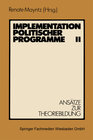 Buchcover Implementation politischer Programme II