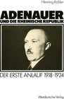 Buchcover Adenauer und die rheinische Republik