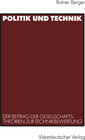 Buchcover Politik und Technik
