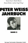 Buchcover Peter Weiss Jahrbuch 2