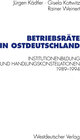 Buchcover Betriebsräte in Ostdeutschland