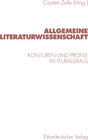 Buchcover Allgemeine Literaturwissenschaft