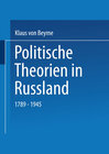 Buchcover Politische Theorien in Russland