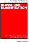 Buchcover Klasse und Klassifikation