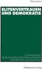 Buchcover Elitenvertrauen und Demokratie