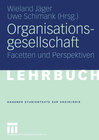 Buchcover Organisationsgesellschaft