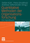 Buchcover Quantitative Methoden der Organisationsforschung