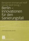 Buchcover Berlin — Innovationen für den Sanierungsfall