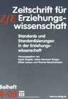 Buchcover Standards und Standardisierungen in der Erziehungswissenschaft