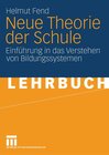 Buchcover Neue Theorie der Schule