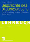 Buchcover Geschichte des Bildungswesens