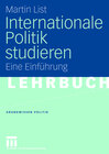 Buchcover Internationale Politik studieren