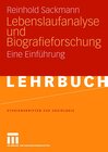 Buchcover Lebenslaufanalyse und Biografieforschung