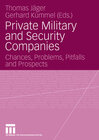 Buchcover Private Military and Security Companies