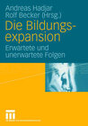 Buchcover Die Bildungsexpansion